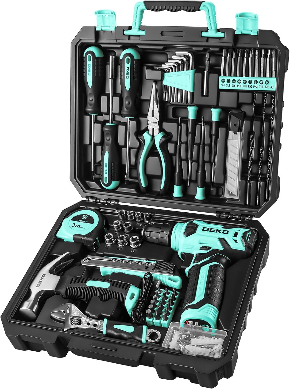 Pink Style High Quality Homeowners Tool Set All in One Pack
